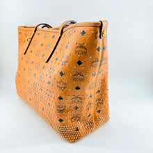 Load image into Gallery viewer, MCM Logo Reversible Leather Tote
