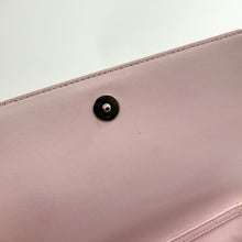 Load image into Gallery viewer, Christian Dior Diorama Patch Embellished Leather Wallet on Chain TWS