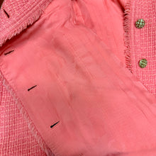 Load image into Gallery viewer, Chanel Pink Tweed Jacket 20 FW