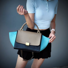 Load image into Gallery viewer, Celine Medium Multicolor Leather Trapeze Shoulder Bag TWS