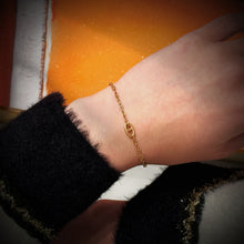 Load image into Gallery viewer, Hermes 18K Rose Gold Farandole bracelet Size ST16.5cm TWS