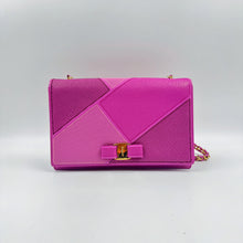 Load image into Gallery viewer, Ferragamo Stitched Calfskin Medium Ginny Shoulder Bag TWS