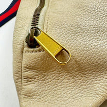 Load image into Gallery viewer, Gucci Unisex Small Logo Print White Leather Messenger Belt Bag TWS