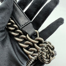 Load image into Gallery viewer, Chanel Medium Black Lambskin Ruthenium Hardware Le Boy Flap Bag
