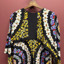Load image into Gallery viewer, MSGM 100% Silk Printed Cape- Style Dress