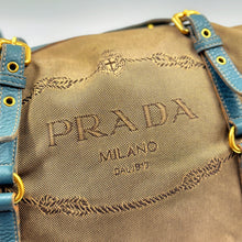 Load image into Gallery viewer, Prada Logo Jacquard Bauletto Bag TWS