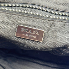 Load image into Gallery viewer, Prada Enameled Metal Triangle Dome Handbag TWS