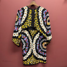 Load image into Gallery viewer, MSGM 100% Silk Printed Cape- Style Dress