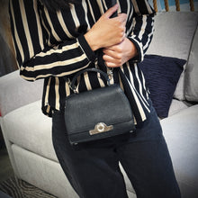 Load image into Gallery viewer, Moynat Black Calfskin Réjane BB TWS