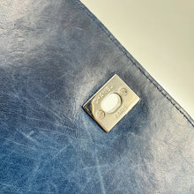 Load image into Gallery viewer, Chanel Quilted In the Business navy blue patent leather Flap bag TWS