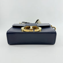 Load image into Gallery viewer, Christian Dior Navy Blue Leather 30 Montaigne Box Shoulder Bag