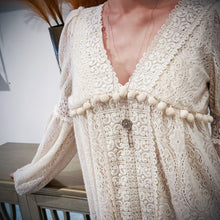 Load image into Gallery viewer, Tiffany & Co. Daisy Key Diamond Pendant Necklace