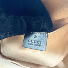 Load image into Gallery viewer, Gucci Matelasse GG marmont Chevron Quilted black leather backpack TWS