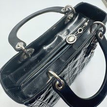 Load image into Gallery viewer, Christian Dior LadyDior Medium Patent leather Bag TWS
