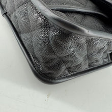 Load image into Gallery viewer, Chanel Black Quilted Caviar Leather French Riviera Flap Bag