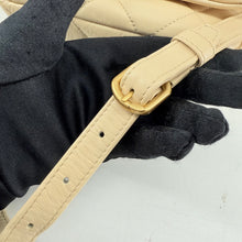 Load image into Gallery viewer, Chanel Light Beige Lambskin Quilted Waist 19 Bag