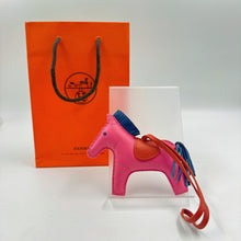 Load image into Gallery viewer, Hermès Milo Lambskin Rodeo Horse Bag Charm MM TWS
