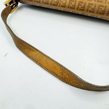 Load image into Gallery viewer, Fendi Gold Zucchino Canvas Mamma Forever Shoulder Bag TWS