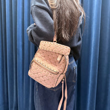 Load image into Gallery viewer, VALENTINO GARAVANI Nappa Quilted Mini Rockstud Spike Backpack Poudre