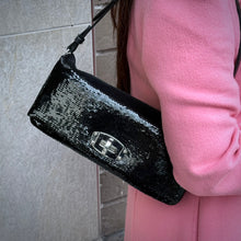 Load image into Gallery viewer, Miu Miu Black Embellished Shoulder Bag
