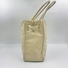 Load image into Gallery viewer, Chanel Lambskin Logo Camellia Tote Bag TWS