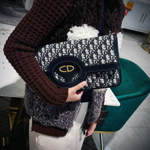 Load image into Gallery viewer, Christian Dior Oblique Fold Over Clutch TWS