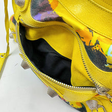 Load image into Gallery viewer, Balenciaga Agneau Canvas Floral Giant 21 Silver City Bag TWS