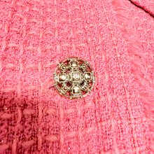 Load image into Gallery viewer, Chanel Pink Tweed Jacket 20 FW
