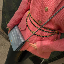 Load image into Gallery viewer, Chanel Pink Tweed Jacket 20 FW