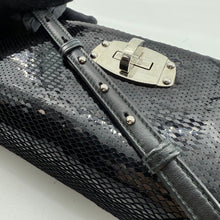 Load image into Gallery viewer, Miu Miu Black Embellished Shoulder Bag