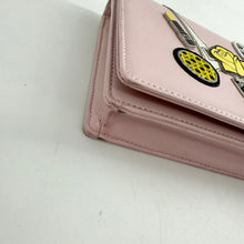 Load image into Gallery viewer, Christian Dior Diorama Patch Embellished Leather Wallet on Chain TWS