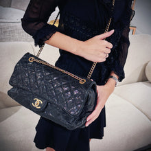 Load image into Gallery viewer, Chanel Caviar Leather Medium Shiva Flap Bag TWS