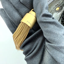 Load image into Gallery viewer, Saint Laurent Snakeskin Studded Anja Bucket Bag