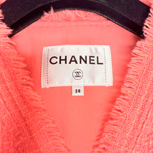 Load image into Gallery viewer, Chanel Pink Tweed Jacket 20 FW