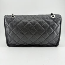Load image into Gallery viewer, Chanel Black Quilted Caviar Leather French Riviera Flap Bag