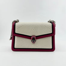 Load image into Gallery viewer, Bvlgari Serpenti Diamond Blast Quilting Chain Snakehead Shoulder Bag