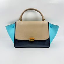 Load image into Gallery viewer, Celine Medium Multicolor Leather Trapeze Shoulder Bag TWS