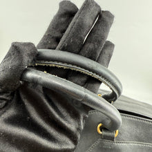 Load image into Gallery viewer, Yves Saint Laurent Black Lambskin Cabas Handbag