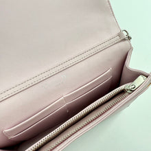 Load image into Gallery viewer, Christian Dior Diorama Patch Embellished Leather Wallet on Chain TWS