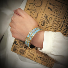 Load image into Gallery viewer, Hermes concours enamel bangle bracelet TWS