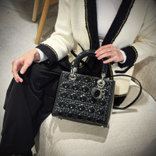 Load image into Gallery viewer, Christian Dior LadyDior Medium Patent leather Bag TWS
