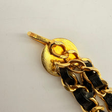 Load image into Gallery viewer, CHANEL Vintage Black Golden Waist Chain