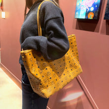 Load image into Gallery viewer, MCM Logo Reversible Leather Tote