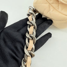 Load image into Gallery viewer, Chanel Light Beige Lambskin Quilted Waist 19 Bag