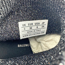 Load image into Gallery viewer, Balenciaga Lurex Fabric Speed Sock Sneakers SIze36.5 TWS