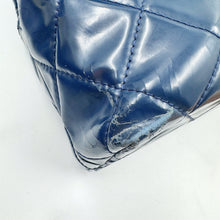 Load image into Gallery viewer, Chanel Quilted In the Business navy blue patent leather Flap bag TWS