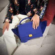 Load image into Gallery viewer, Celine Medium Calfskin & Suede Leather Trapeze bag TWS
