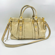 Load image into Gallery viewer, Miu Miu Vitello Shine Satchel Leather Bag TWS