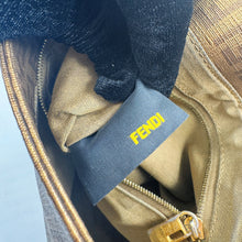 Load image into Gallery viewer, Fendi Gold Zucchino Canvas Mamma Forever Shoulder Bag TWS