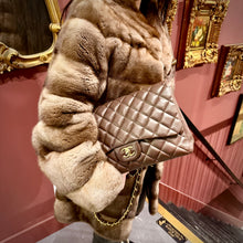 Load image into Gallery viewer, Chanel Brown Lambskin Jumbo Classic Flap Bag TWS